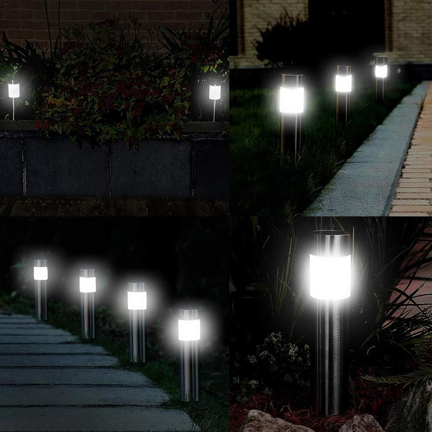 SUNWIND Solar Bollard Lights Outdoor (6 Pack): image 7