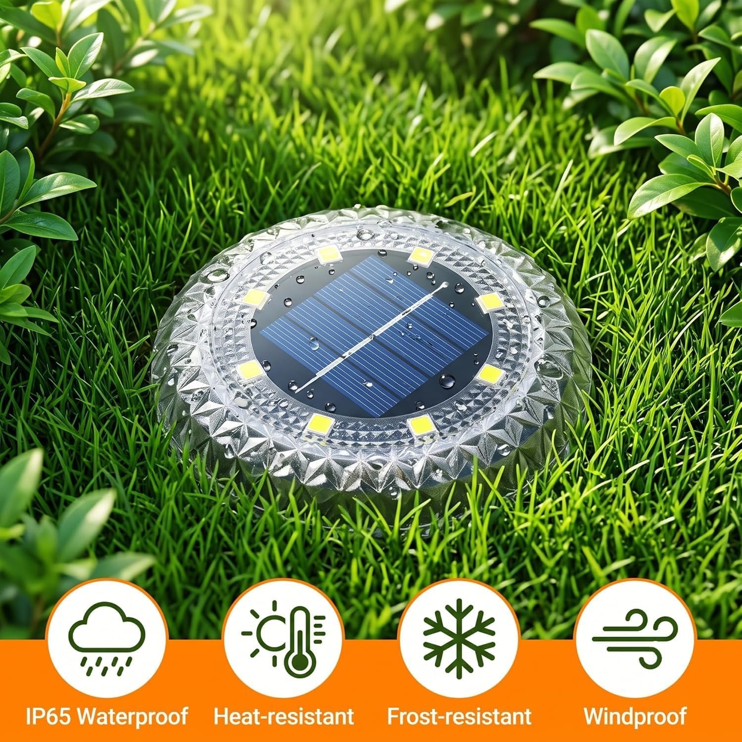Solar In-Ground Garden Light Set (8 Pack): image 3