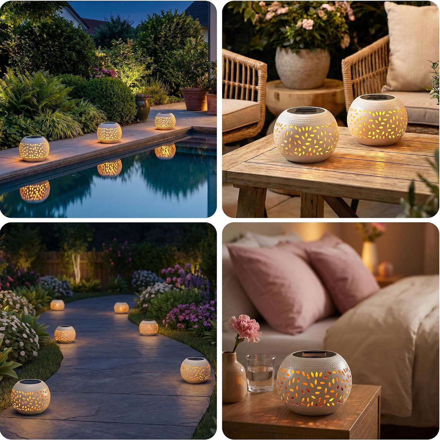 pearlstar Solar Flame Table Lantern: image 7