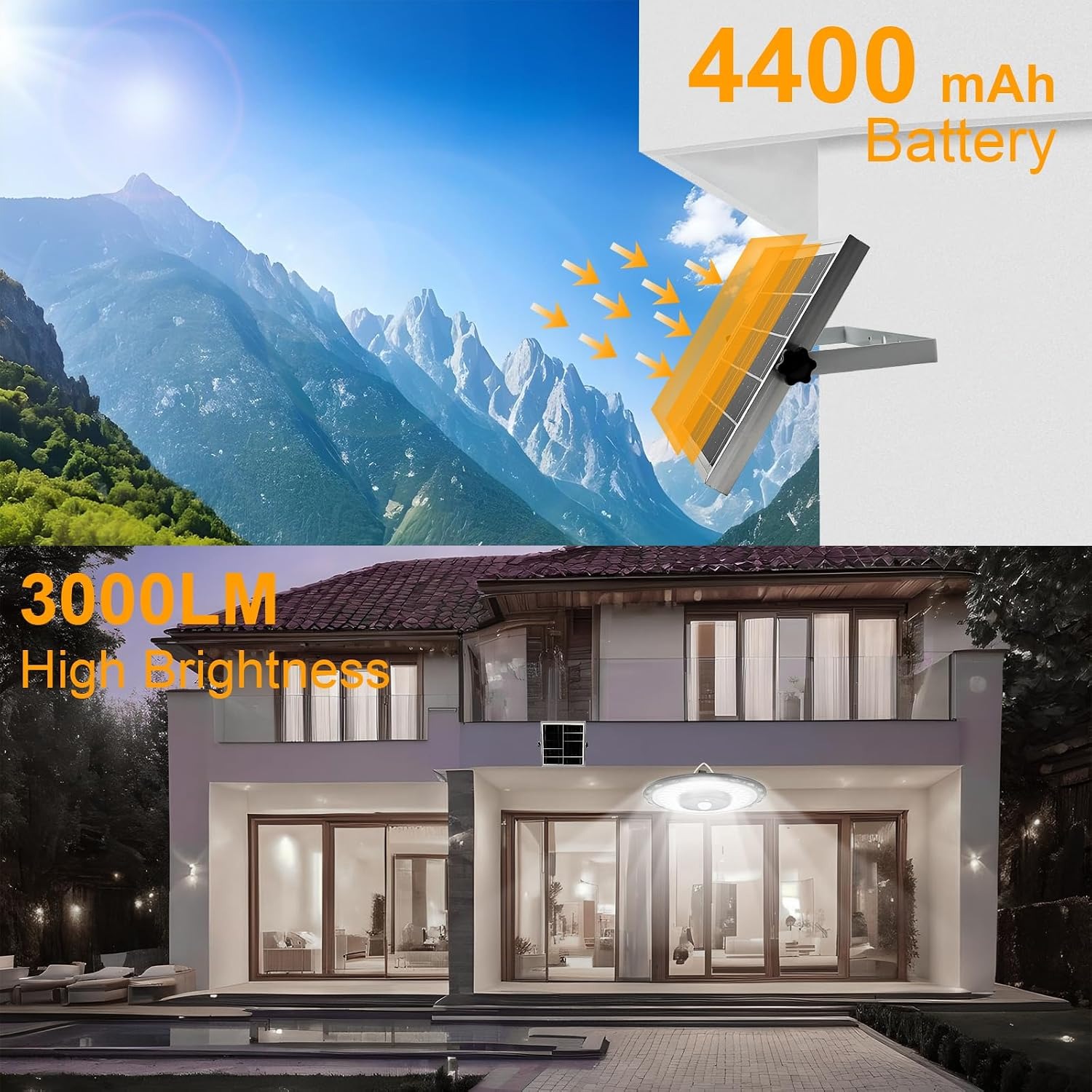 CREATESTAR Solar Shed Pendant Light