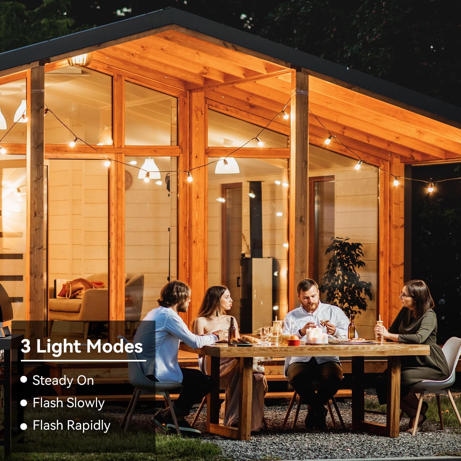 Roccar 30m Solar Festoon Lights: image 6